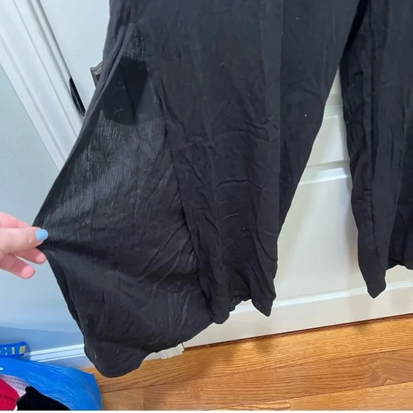 NWT Black Beach Coverup Pants Size XL - Picture 2 of 4